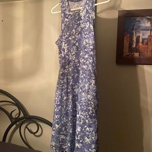Xsmall 0-2 Women’s Medium blue, green, white Tank Dress Secret Treasures